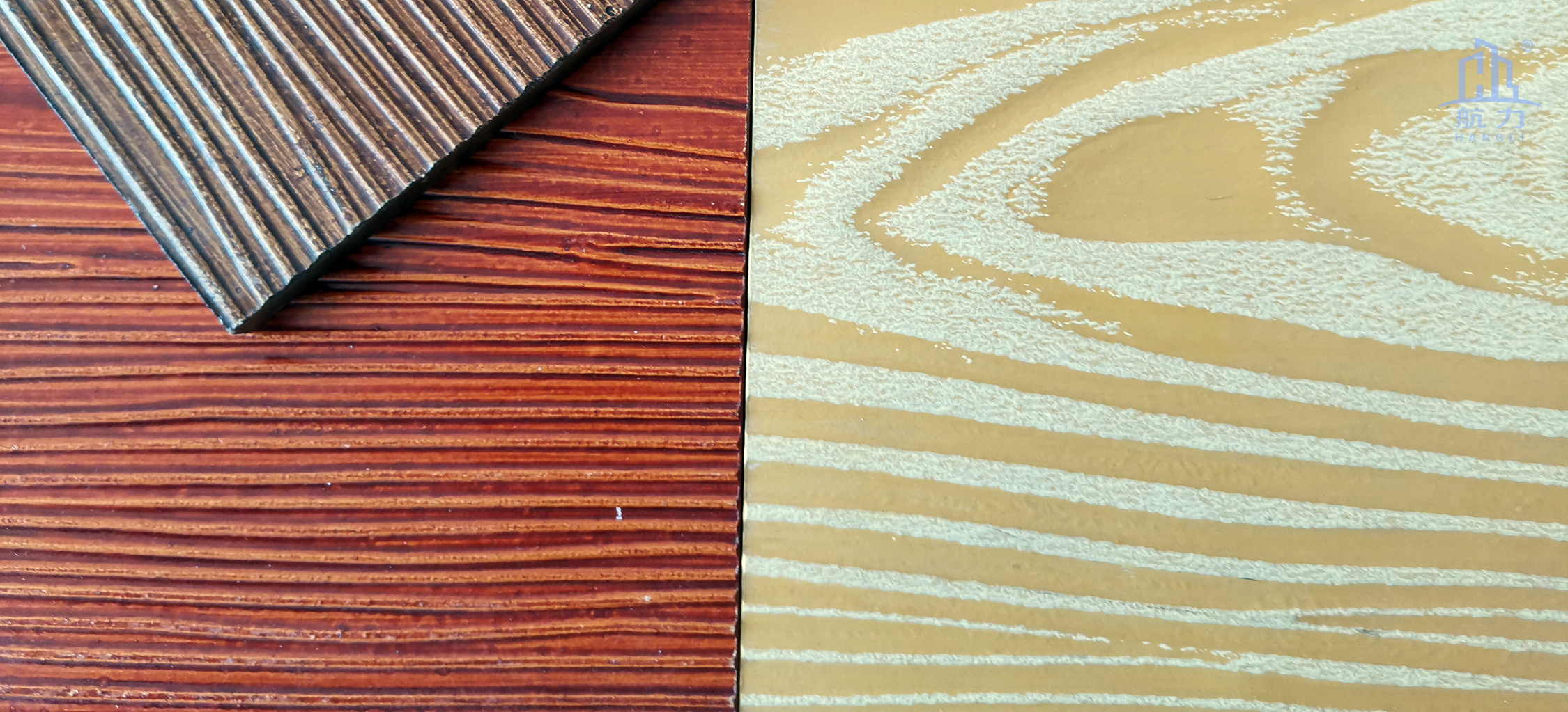 木紋系列適合于高檔別墅和居民樓房、舊房改造或者大型旅游景區(qū)、輕鋼別墅的正面，外墻和內(nèi)墻裝飾使用。鋪貼方式有披疊、干掛和直接上膠。板材的耐火性強，質(zhì)量輕，長度可達3.05米。相比起瓷磚較為輕質(zhì)，比木板更耐用。