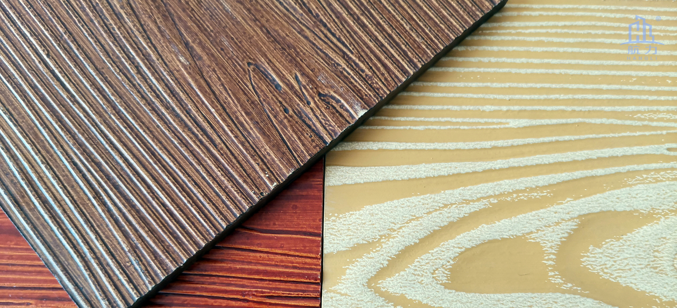 木紋系列適合于高檔別墅和居民樓房、舊房改造或者大型旅游景區(qū)、輕鋼別墅的正面，外墻和內(nèi)墻裝飾使用。鋪貼方式有披疊、干掛和直接上膠。板材的耐火性強，質(zhì)量輕，長度可達3.05米。相比起瓷磚較為輕質(zhì)，比木板更耐用。