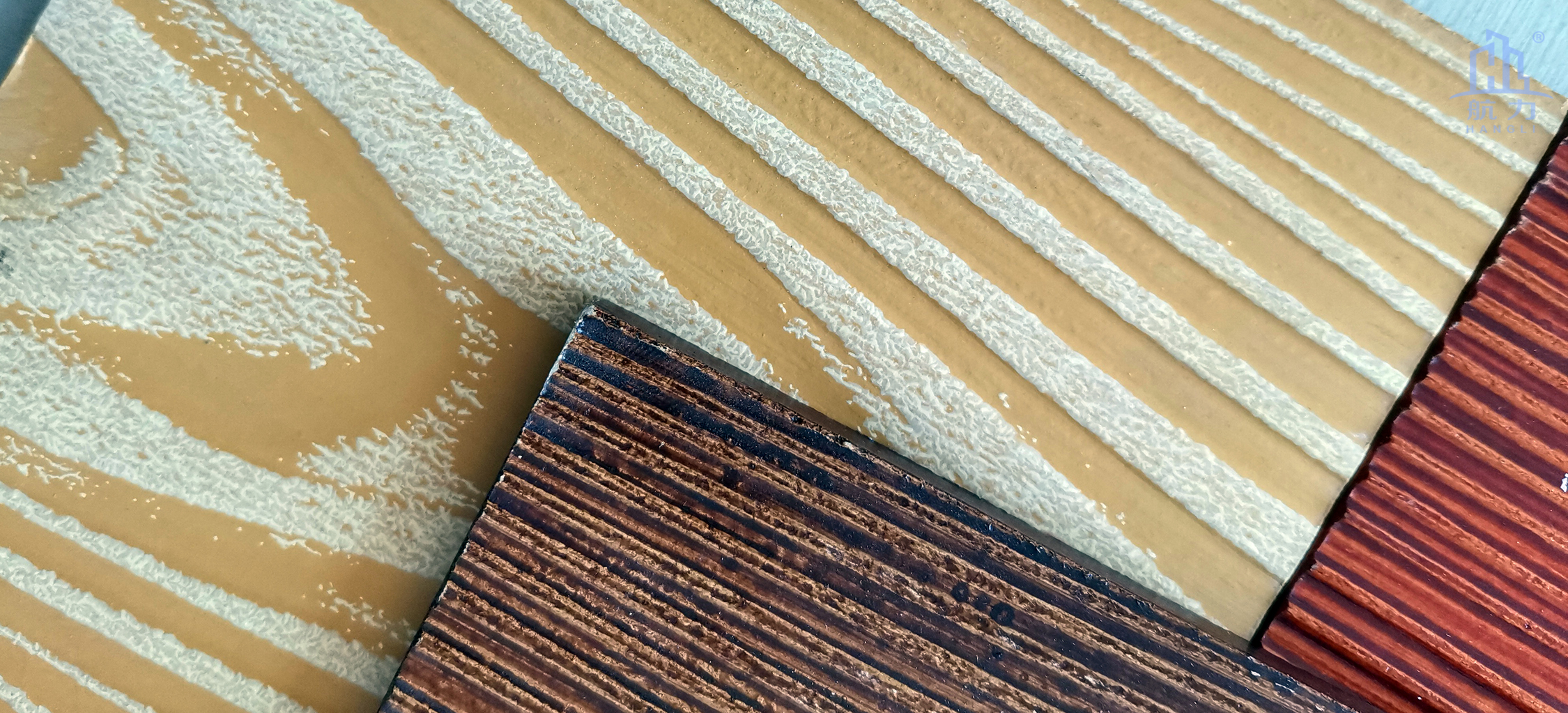 木紋水泥板系列適合于高檔別墅和居民樓房、舊房改造或者大型旅游景區(qū)、輕鋼別墅的正面，外墻和內(nèi)墻裝飾使用。鋪貼方式有披疊、干掛和直接上膠。板材的耐火性強(qiáng)，質(zhì)量輕，長度可達(dá)3.05米。相比起瓷磚較為輕質(zhì)，比木板更耐用。