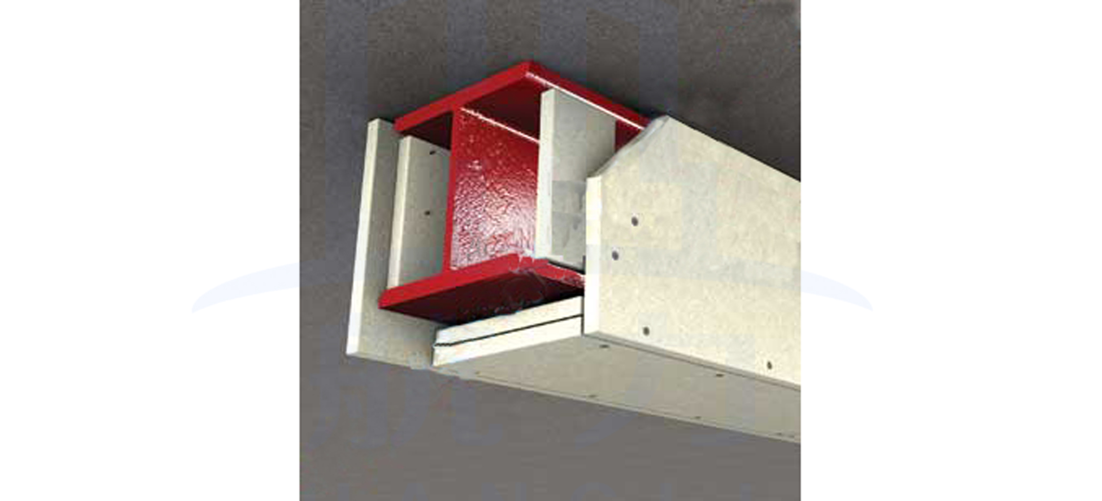 1小時鋼結(jié)構(gòu)梁防火板報復(fù)板，1小時防火包覆只須用防火板包覆，不需要填充防火棉